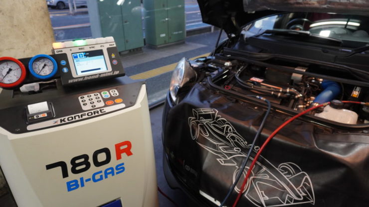 MINI R60 クロスオーバー R系 エアコン 故障 修理 コンプレッサー コンデンサー 交換 TEXA ガス リフレッシュ 充填 補充