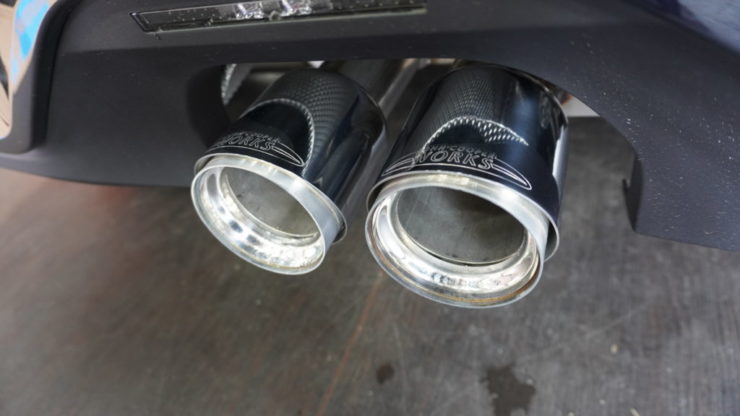 F55 F56 F57 MINI ミニ マフラー カッター テール エンド JCW ジョンクーパーワークス