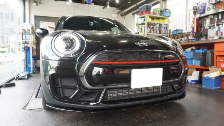 MINI ミニ F54 クラブマン JCW クーパー フロント リップ スポイラー アクリル
