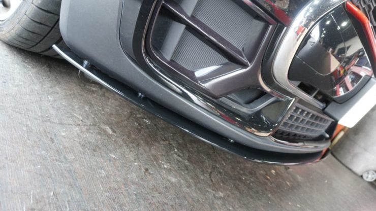 MINI ミニ F54 クラブマン JCW クーパー AMSECHS アムゼックスフロント リップ アンダー スポイラー アクリル