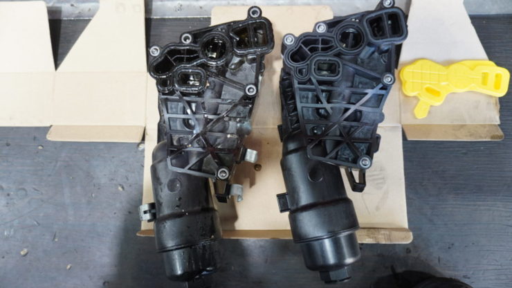 MINI ミニ F54 F55 F56 F57 F60 オイルフィルターハウジング オイル漏れ 冷却水漏れ クーラント漏れ 修理 交換