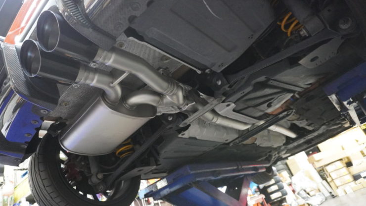MINI ミニ F55 F56 F57 REMUS レムス マフラー エキゾースト 排気 切断差し込み キャタバック バルブコントロールシステム