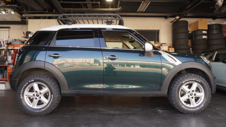 MINI ミニ R60 クロスオーバー リフトアップ 車高 上げる BFグッドリッチ A/T オールテレーン タイヤ