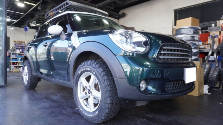 MINI ミニ R60 クロスオーバー リフトアップ 車高 上げる