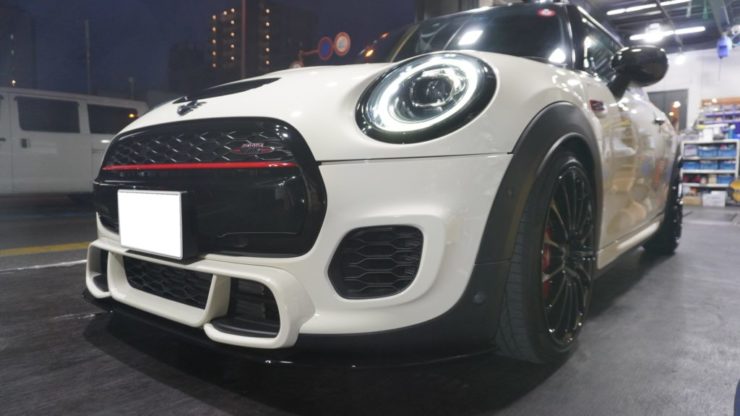 MINI ミニ F55 F56 F57 AMSECHS アムゼックス フロント リップ スポイラー
