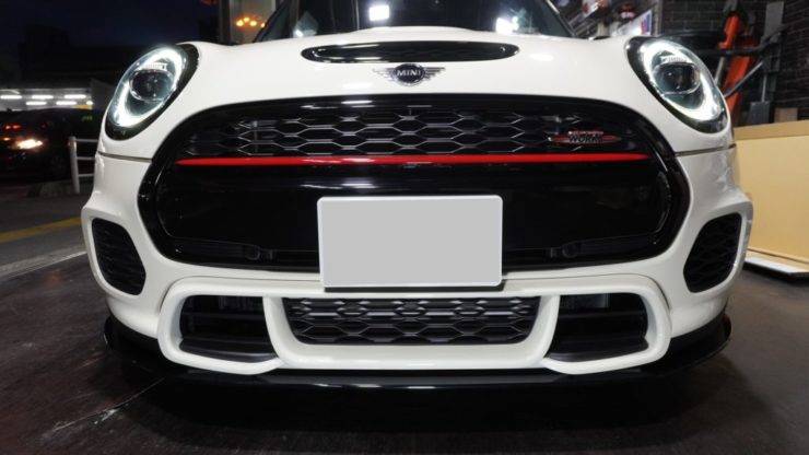 MINI ミニ F55 F56 F57 AMSECHS アムゼックス フロント リップ スポイラー