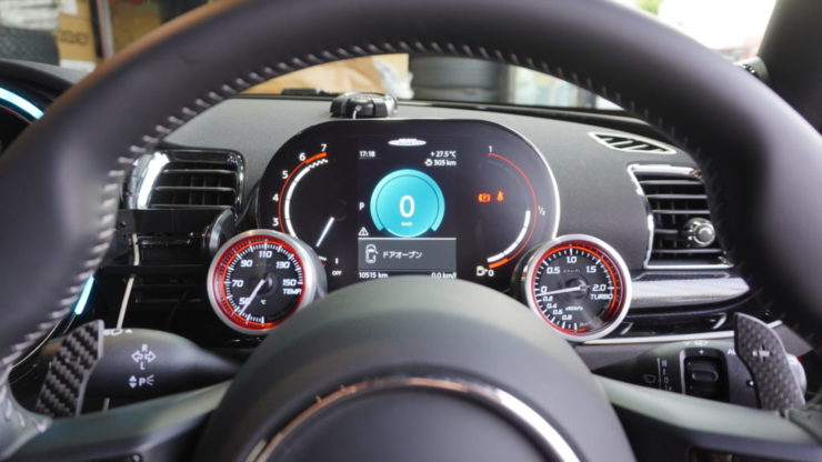 MINI ミニ F54 クラブマン F55 F56 F57 F60 追加メーター Defi RACERGAUGE N2 レーサーゲージ 水温計 ブースト計