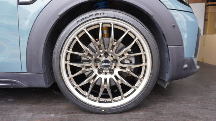 MINI ミニ F60 F54 RAYS HOMURA 2×9BD ホイール FALKEN FK520L タイヤ