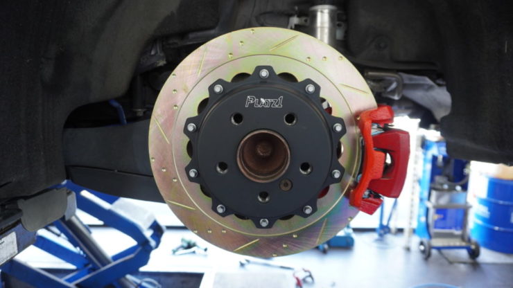 MINI ミニ F54 F55 F56 F57 F60 JCW GP S PLATZ1 ローター 2ピース スリット パッド 交換 