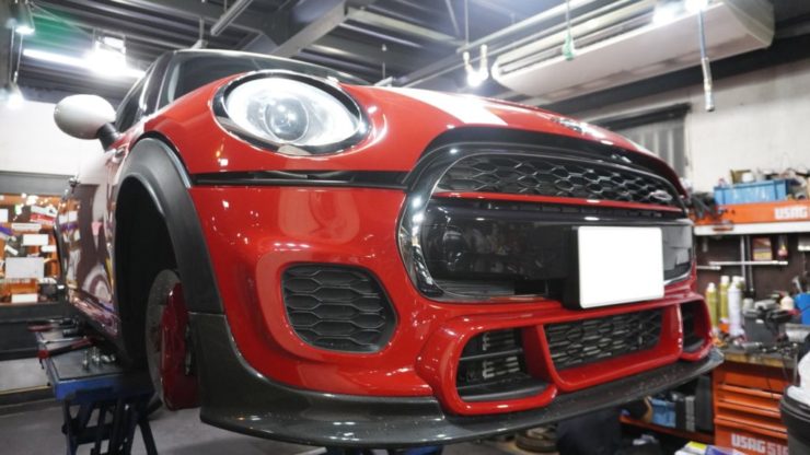 MINI ミニ F54 F55 F56 F57 F60 LCI 取付 ローター 交換 Brembo ブレンボ ディンプル スリット