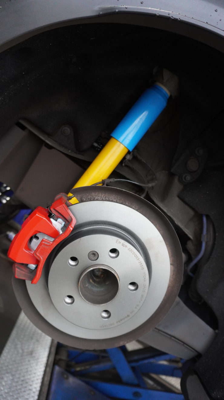 MINI ミニ F55 F56 F57 LCI 取付 ローター 交換 Brembo ブレンボ 低ダスト ブレーキパッド ビルシュタイン B14 コンフォートスペック 車高調 ローダウン 純正 腰高 車高高い