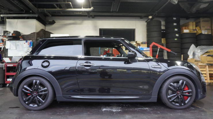 MINI ミニ F55 F56 F57 LCI 取付 ローター 交換 Brembo ブレンボ 低ダスト ブレーキパッド ビルシュタイン B14 コンフォートスペック 車高調 ローダウン 純正 腰高 車高高い