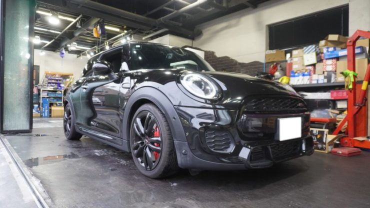 MINI ミニ F55 F56 F57 LCI 取付 ローター 交換 Brembo ブレンボ 低ダスト ブレーキパッド ビルシュタイン B14 コンフォートスペック 車高調 ローダウン 純正 腰高 車高高い