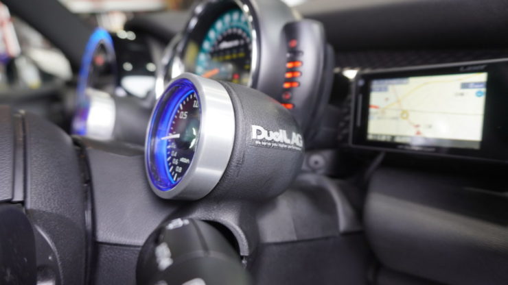MINI ミニ F54 F55 F56 F57 F60 LCI クーパーS Defi 新モデル RacerGaugeN2 Plus レーサーゲージN2 プラス ブースト計 水温計 Dueil AG メーターポッド 取付