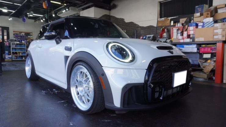MINI ミニ F55 F56 F57 MCB モーションコントロールビーム 乗り心地 上質 ボディ 剛性 向上 スタビブッシュ 強化 POWERFLEX