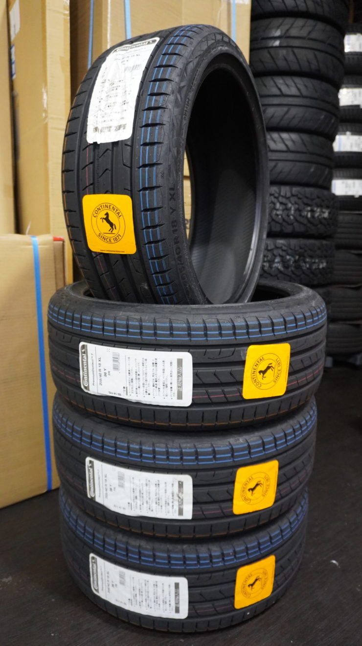MINI ミニ R55 R56 R57 R58 R59 F55 F56 F57 18インチ 205 40 18 タイヤ コンチネンタル プレミアム コンタクト 7 パフォーマンス コンフォート ドライ ウェット グリップ 