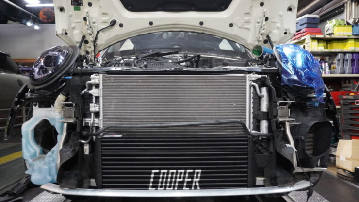 MINI ミニ F54 F55 F56 F57 Wagner Tuning インタークーラー RSI c6 フェンダー 取付 カスタム チューニング