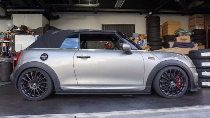 MINI ミニ F54 F55 F56 F57 F60 アイバッハ Eibach プロストリートS 車高調 ローダウン 純正 腰高 車高高い 乗り心地