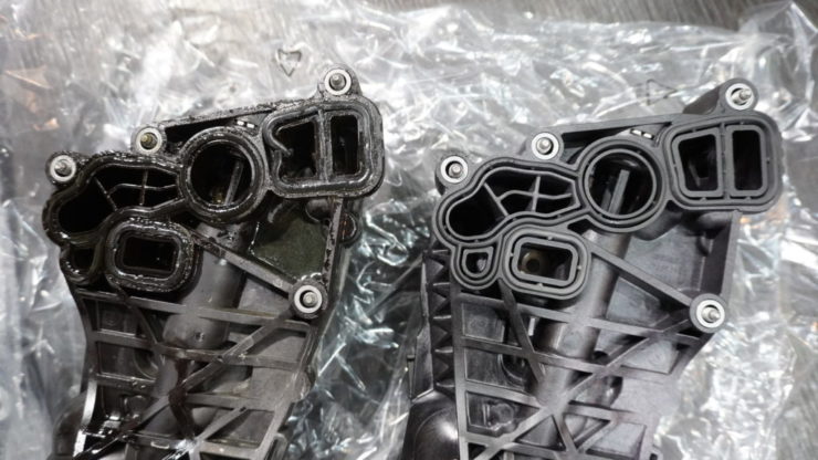 MINI ミニ F54 F55 F56 F57 F60 サーモスタットハウジング サーモキャリア ジェネレーターキャリア クーラント 水漏れ オーバーヒート 修理オイルフィルターハウジング オイル漏れ 冷却水漏れ クーラント漏れ 交換