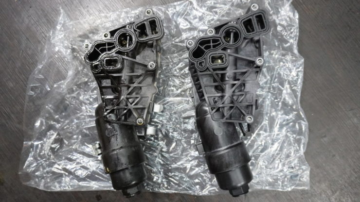 MINI ミニ F54 F55 F56 F57 F60 クーラント 水漏れ オーバーヒート 修理 オイルフィルターハウジング  オイル漏れ 冷却水漏れ クーラント漏れ 交換