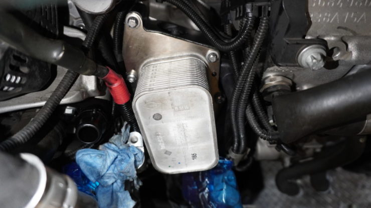 MINI ミニ F54 F55 F56 F57 F60 クーラント 水漏れ オーバーヒート 修理 オイルフィルターハウジング  オイル漏れ 冷却水漏れ クーラント漏れ 交換