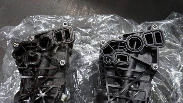 MINI ミニ F54 F55 F56 F57 F60 JCW クーパー S クーラント 水漏れ オーバーヒート 修理 オイルフィルターハウジング オイル漏れ 冷却水漏れ クーラント漏れ 交換