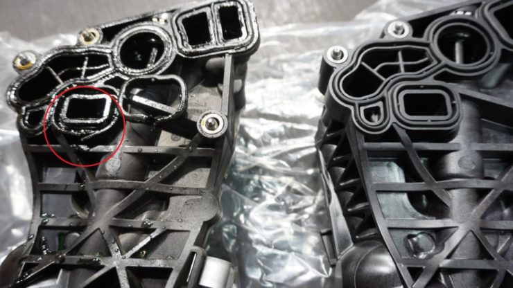 MINI ミニ F54 F55 F56 F57 F60 JCW クーパー S クーラント 水漏れ オーバーヒート 修理 オイルフィルターハウジング  オイル漏れ 冷却水漏れ クーラント漏れ 交換