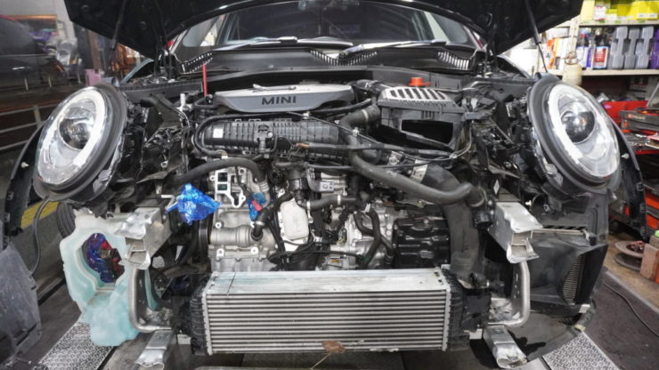 MINI ミニ F54 F55 F56 F57 F60 サーモスタットハウジング サーモキャリア ジェネレーターキャリア クーラント 水漏れ オーバーヒート 修理オイルフィルターハウジング オイル漏れ 冷却水漏れ クーラント漏れ 交換