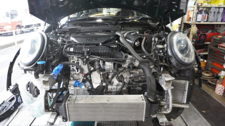 MINI ミニ F54 F55 F56 F57 F60 サーモスタットハウジング サーモキャリア ジェネレーターキャリア クーラント 水漏れ オーバーヒート 修理 冷却水漏れ クーラント漏れ 交換