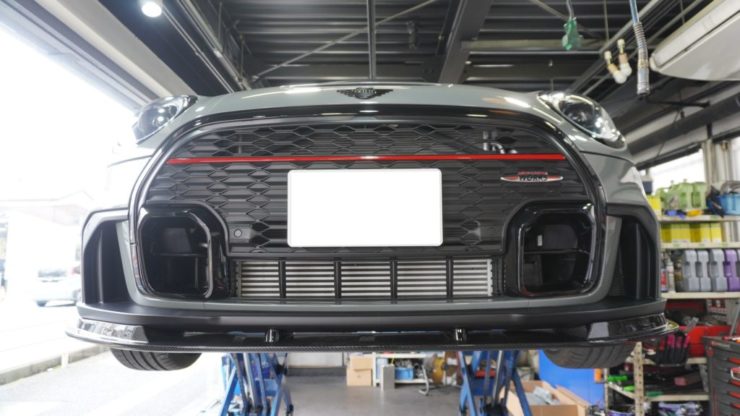 MINI ミニ F55 F56 F57 LCI2 mon フロントスポイラー リップ 