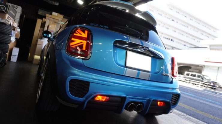 MINI ミニ F55 F56 F57 JCW PRO リア ディフューザー 純正 エアロ ボディ同色 ペイント