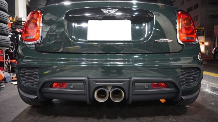 MINI ミニ F55 F56 F57 JCW PRO リア ディフューザー 純正 エアロ