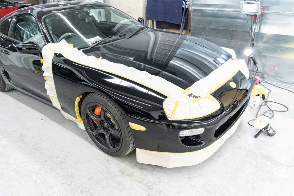 保険修理 スープラ JZA80 TOYOTA ボンドボディ 板金塗装 カスタム