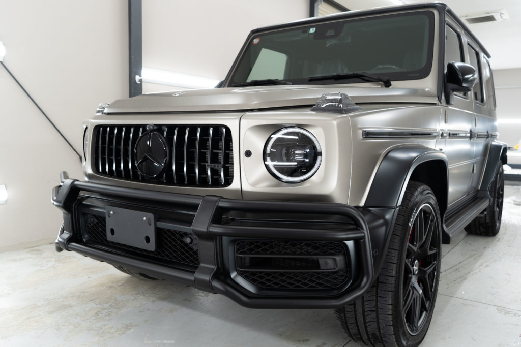 ベンツ、メルセデスベンツ、AMG、G63、ゲレンデ、PPF、ステルスPPF、マットカラー、XPEL,プロテクションフィルム、フルステルス、フルプロテクションフィルム、