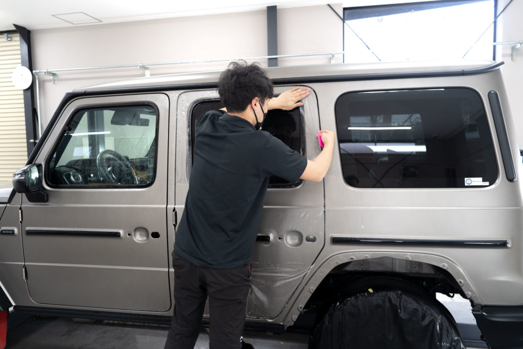 ベンツ、メルセデスベンツ、AMG、G63、ゲレンデ、PPF、ステルスPPF、マットカラー、XPEL,プロテクションフィルム、フルステルス、フルプロテクションフィルム、