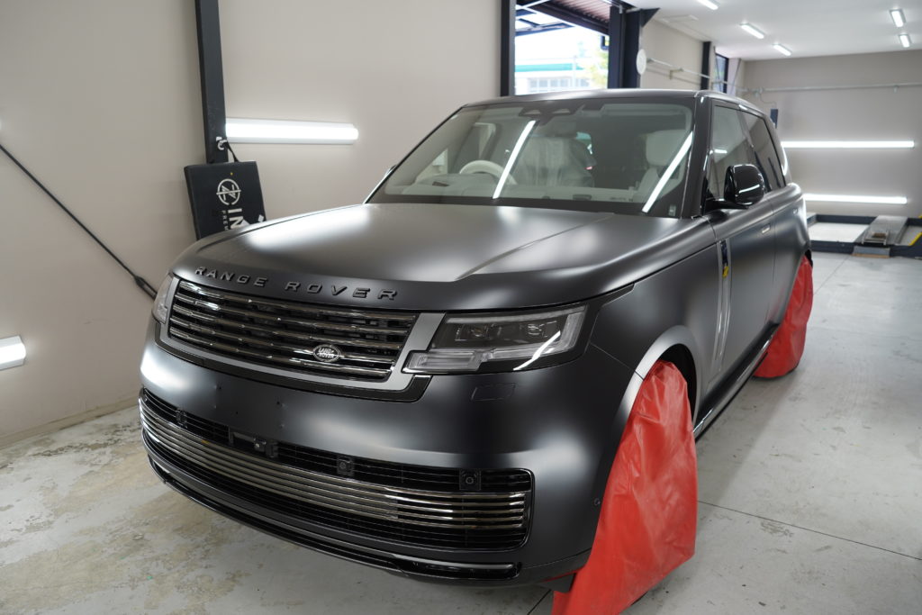 ランドローバー、レンジローバー、SUV、マット、プロテクションフィルム、PPF、プロテクション、艶消し、ボンド、ボンドボディ