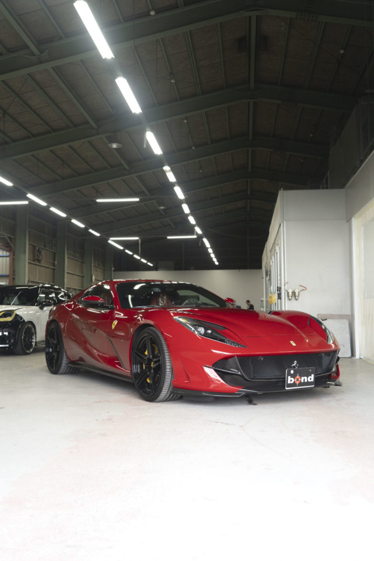 フェラーリ、812GTS   、ガラスコーティング、bond、bond body,
bond polish