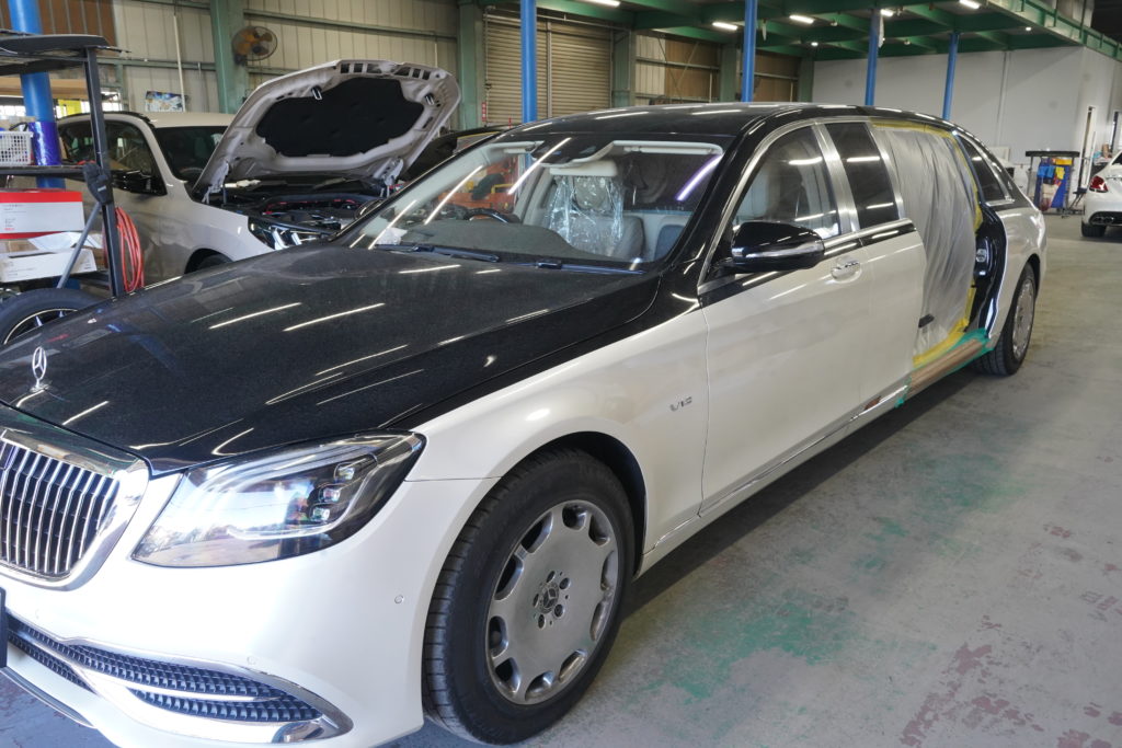 ボンドボディ bondbody MAYBACH S680 PULLMAN
リムジン 板金修理 板金塗装 ラッピング