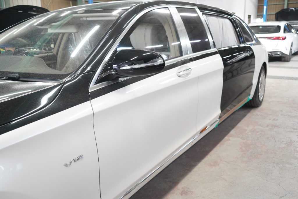 ボンドボディ bondbody MAYBACH S680 PULLMAN
リムジン 板金修理 板金塗装 ラッピング