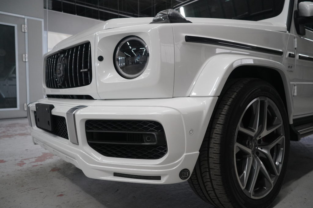 ボンドボディ bondbody W463A Gクラス ゲレンデ Mercedes-Benz BRABUS BRABUSリップ カスタム オパリスホワイト 埼玉県 志木市