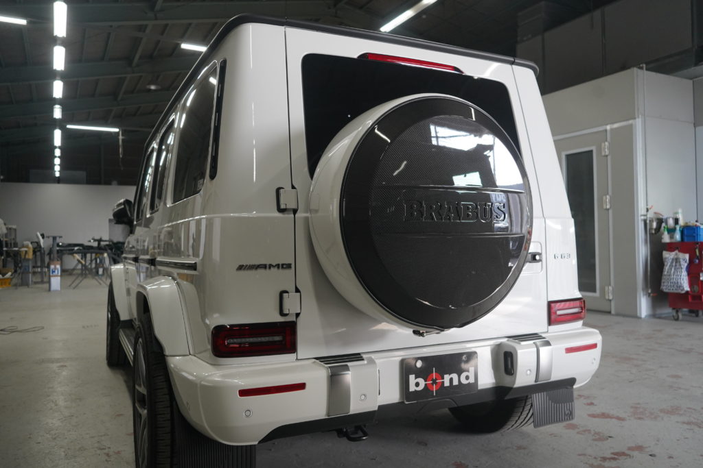 ボンドボディ bondbody W463A Gクラス ゲレンデ Mercedes-Benz BRABUS BRABUSリップ カスタム オパリスホワイト 埼玉県 志木市