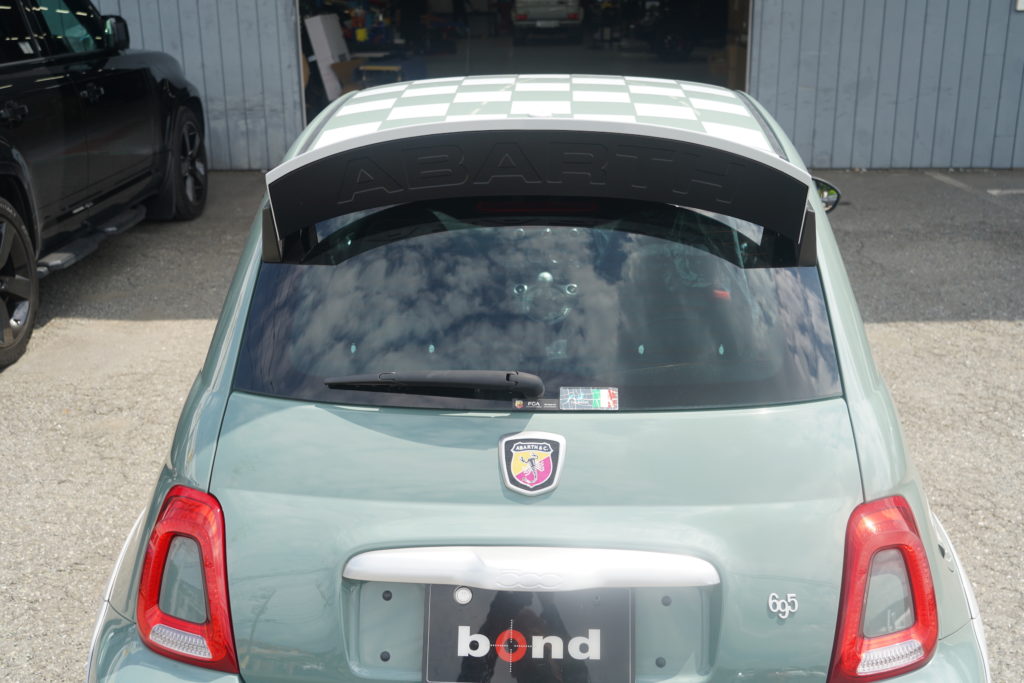 ABARTH カスタムペイント シボ取りペイント
