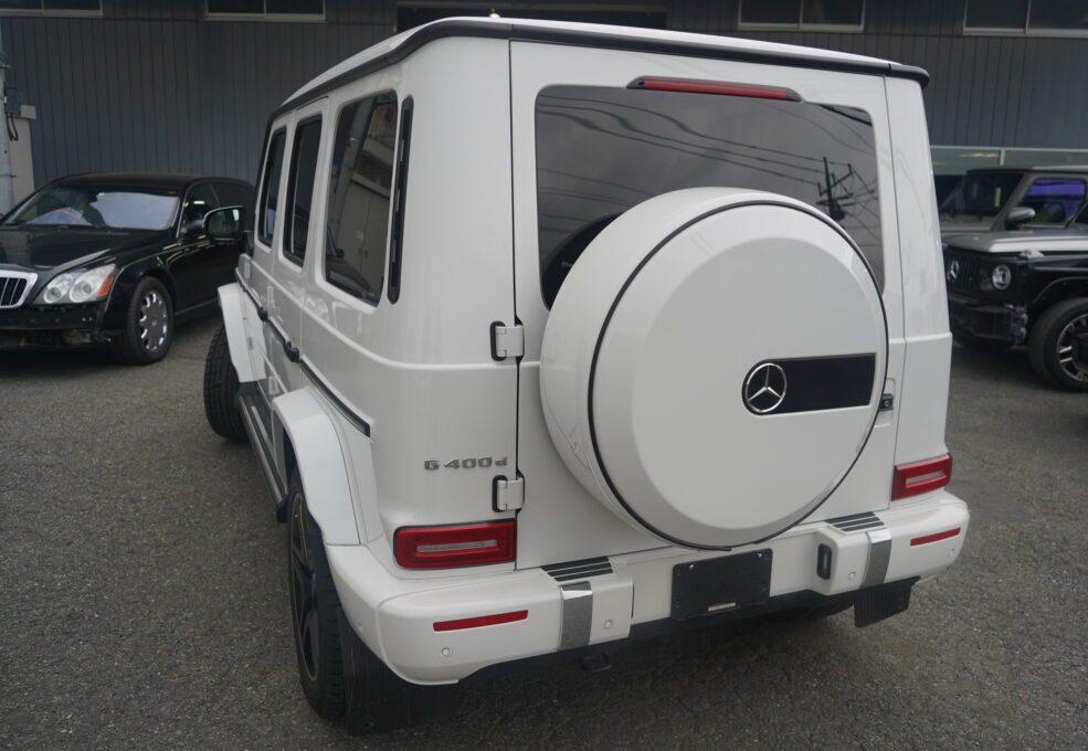 Mercedes G400d ナイトパッケージ スモーク ブラックアウト ラッピング　 bondbody