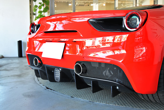 フェラーリ 488 458 カーボン ディフューザー エアロパーツ フェラーリ 488 458 カーボン ディフューザー エアロパーツ