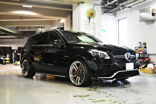 GLE63S　ML63　166　22インチ　ローダウン　ロワリング　