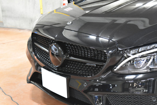 W205 ダイアモンドグリル ロワリング ローダウン エンブレムペイント W205 ダイアモンドグリル ロワリング ローダウン エンブレムペイント