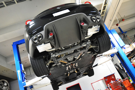 599 マフラー　交換