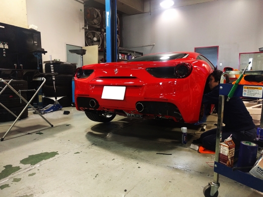 488 マフラー バルブ開閉