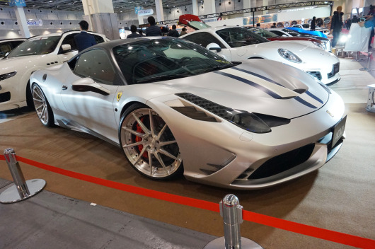 458スペチアーレ ADV1 カスタム　ローダウン