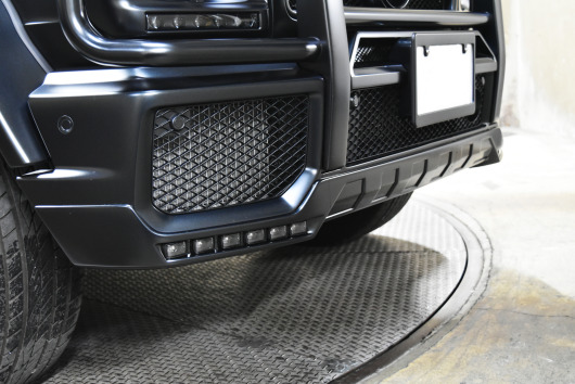 G63 フロトントスポイラー　カスタム　マットブラック